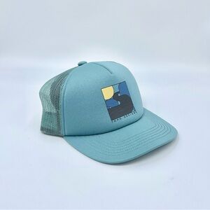 NEW Topo Designs Toposcape Sea Pine SnapBack Foam Trucker Hat Adult OSFM
